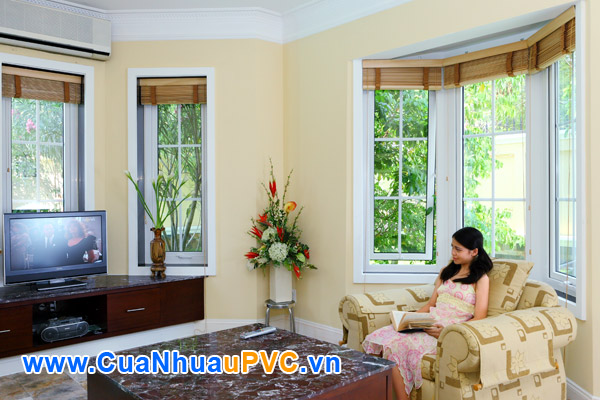 Cửa nhựa upVC công nghệ xanh cho ngôi nhà miền nhiệt đới
